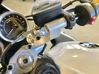 helibars triple clamp handlebar risers bmw rninet racer