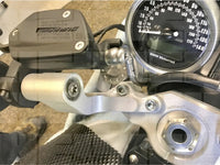 helibars triple clamp handlebar risers bmw rninet racer