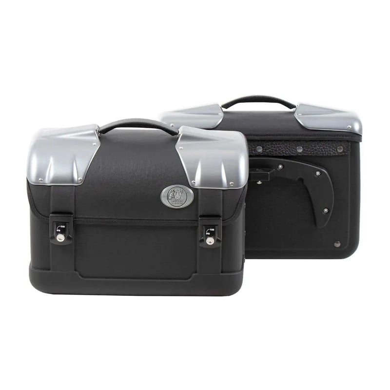 hepco becker strayker 23 side case set 23 liter for c bow carrier