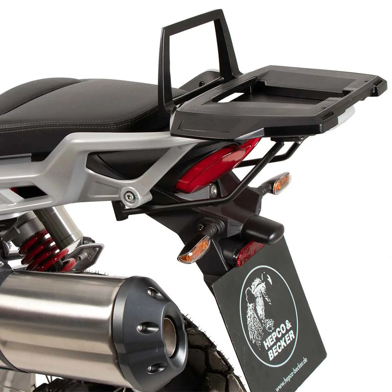 hepco becker alurack moto guzzi v85tt strada travel 2024