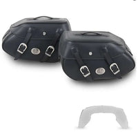 hepco becker buffalo leather bag set 30 liter c bow only