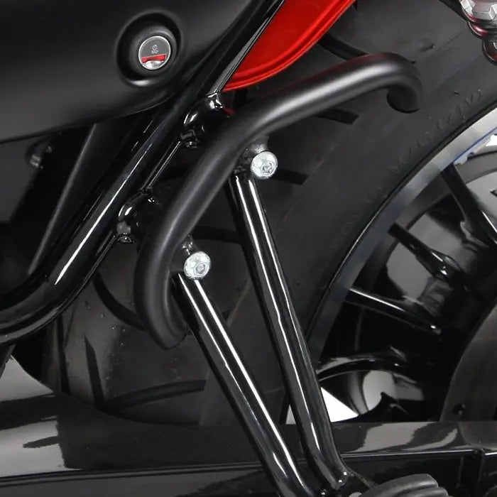 hepco becker center stand lift handle moto guzzi v9 bobber roamer