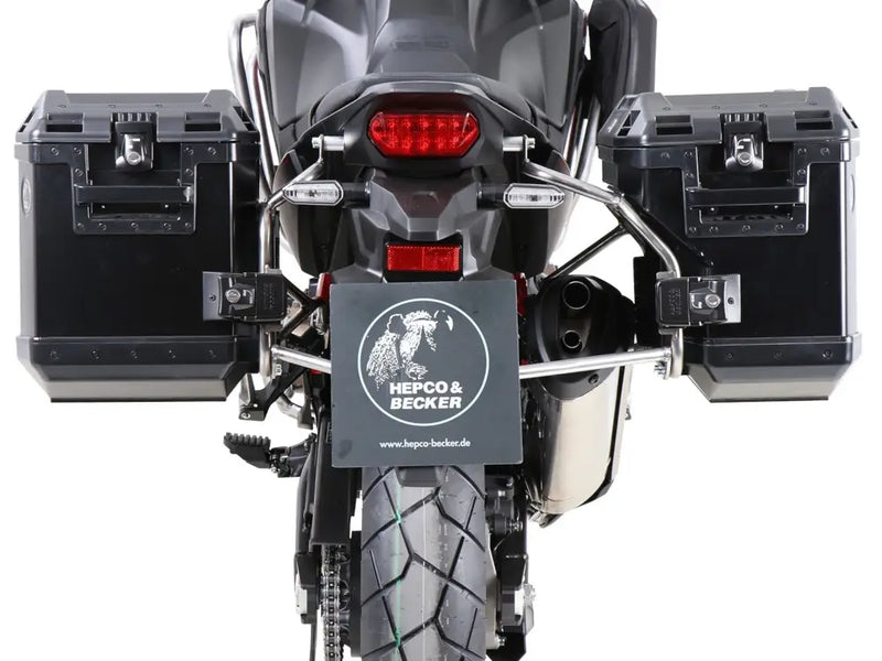 hepco becker xplorer cutout side carrier kit honda africa twin crf1100l 2019