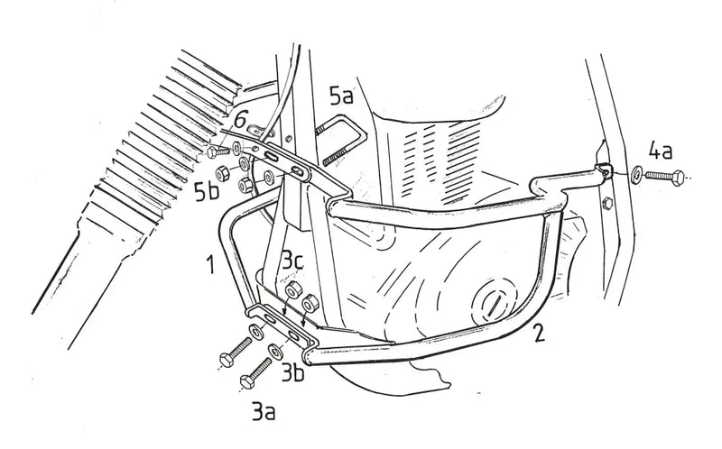 hepco becker engine guard suzuki dr 650 r from 92
