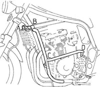 hepco becker engine guard suzuki gsf 1200 s n up to 00