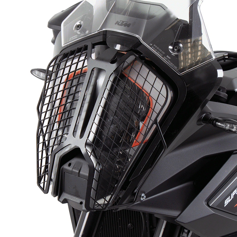 hepco becker headlight guard ktm super adventure 2021