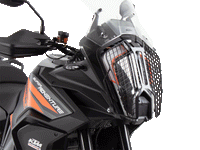 hepco becker headlight guard ktm super adventure 2021