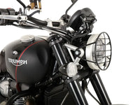 hepco becker headlight guard triumph scrambler 1200