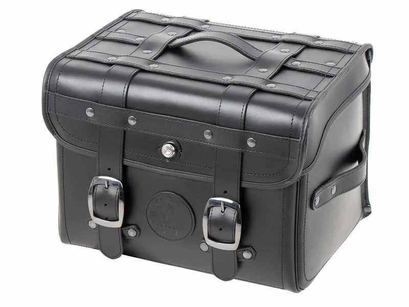 hepco becker leather rugged chest rear bag