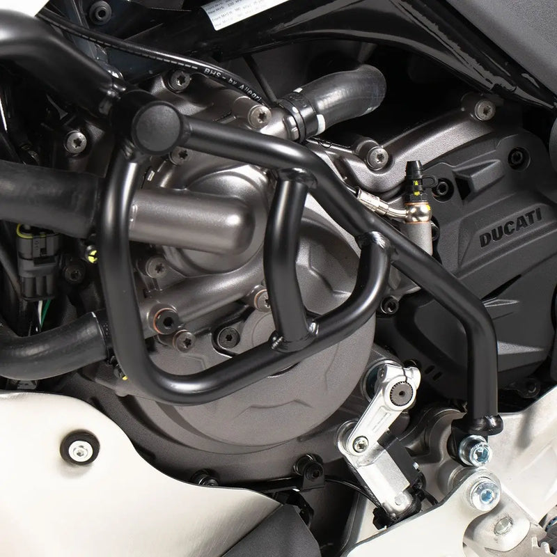 hepco becker left side engine guard ducati desert x