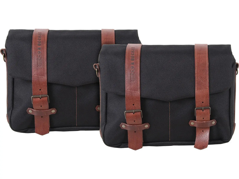 hepco becker legacy courier bag set l l c bow carrier black