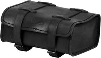 hepco becker legacy rear leather bag in black