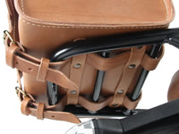 hepco becker legacy rear leather bag in black