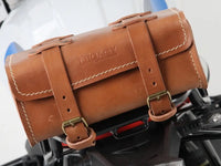 hepco becker legacy rear leather bag in black