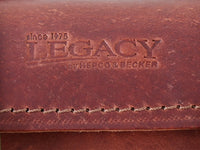 hepco becker legacy rear leather bag in rugged brown