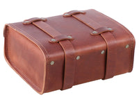 hepco becker legacy rear leather bag in rugged brown