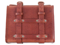 hepco becker legacy rear leather bag in rugged brown