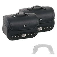 hepco becker nevada leather bag set 28 liter for c bow
