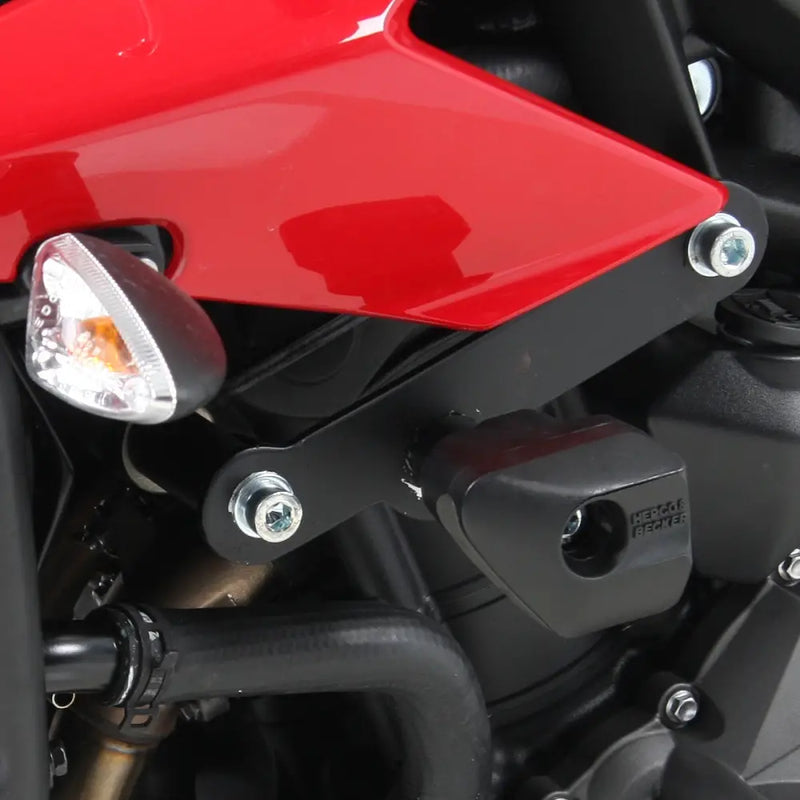 hepco becker protection pad triumph street triple 765 s r rs