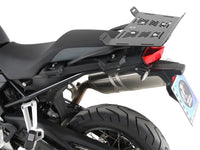hepco becker rear enlargement rack bmw f750gs f850gs without oem bmw saddlebags