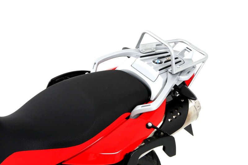 hepco becker rear rack bmw g650 gs from 2011 in silver