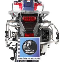 hepco becker xplorer cutout side carrier kit honda crf1000 africa twin 2016