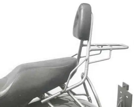 hepco becker sissy bar kawasaki vn 1500 drifter with rear rack