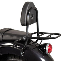 hepco becker sissybar with luggage rack royal enfield super meteor 650 2023