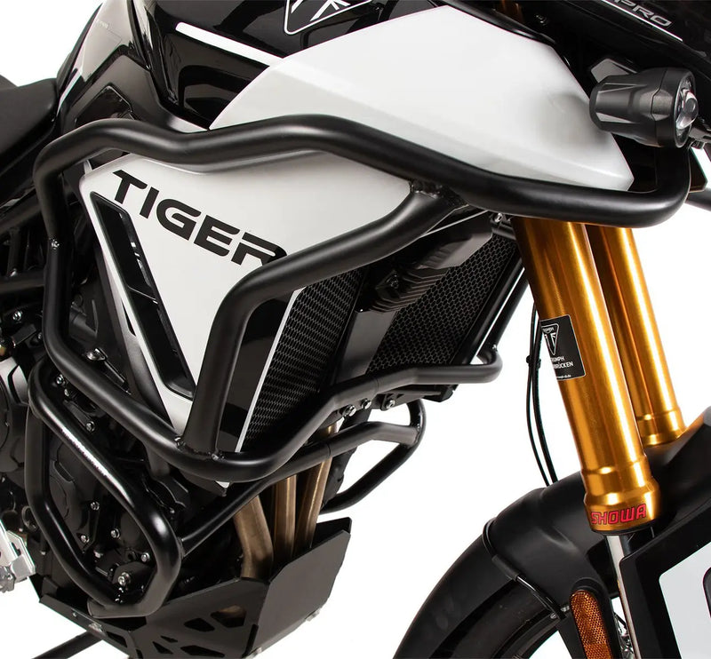 hepco becker solid tank guards tiger 900 rally gt pro 2024
