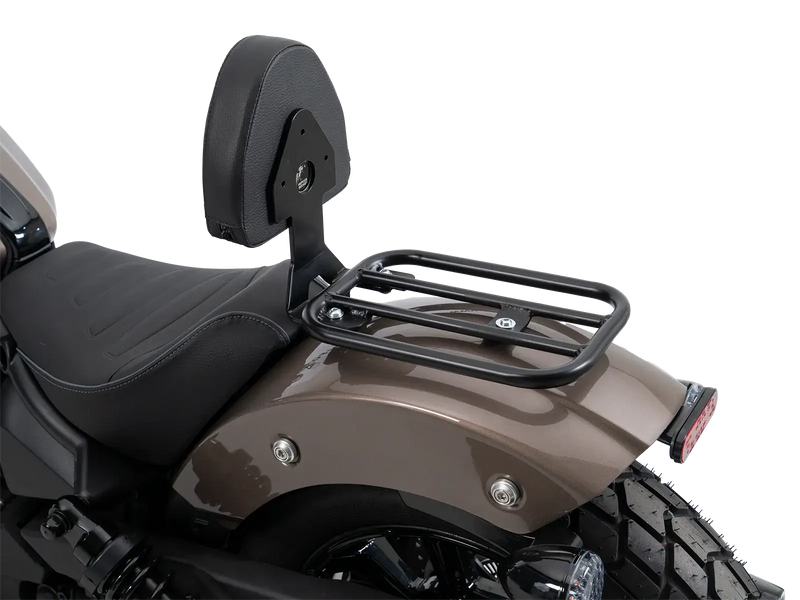 hepco becker solorack with backrest indian scout bobber scout classic 2025