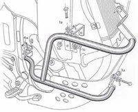 hepco becker tank guard honda xrv 650 750 africa twin up to 92