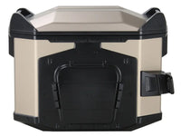 hepco becker xceed side case 38 liters left silver