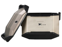 hepco becker xceed side case 38 liters left silver