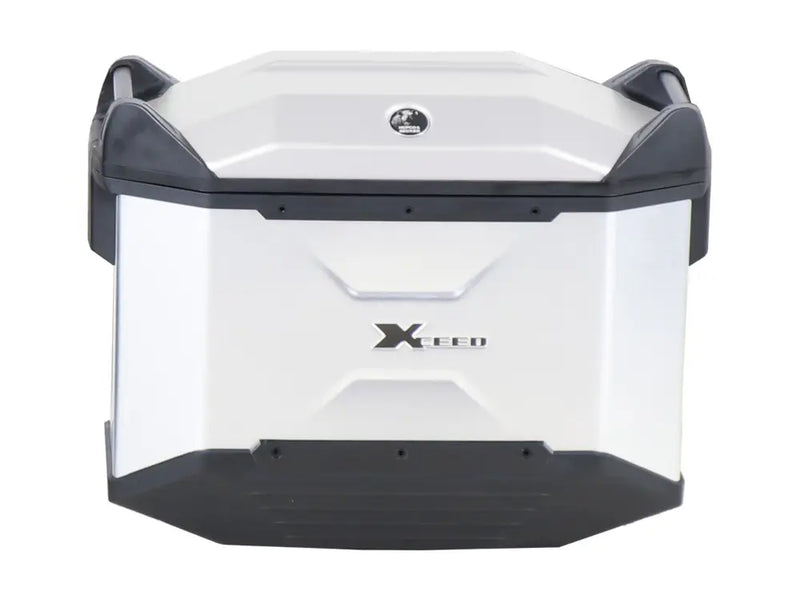hepco becker xceed side case 38 liters right silver