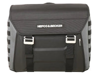 hepco becker xtravel pannier bag and plate one side only