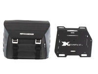 hepco becker xtravel pannier bag and plate one side only