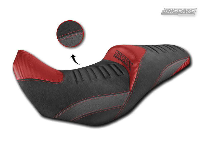 jn seats motorcycle seat ribbed design honda cb500x 13 23
