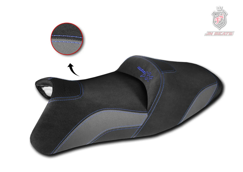 jn seats motorcycle seat suede design honda cbr1100xx blackbird