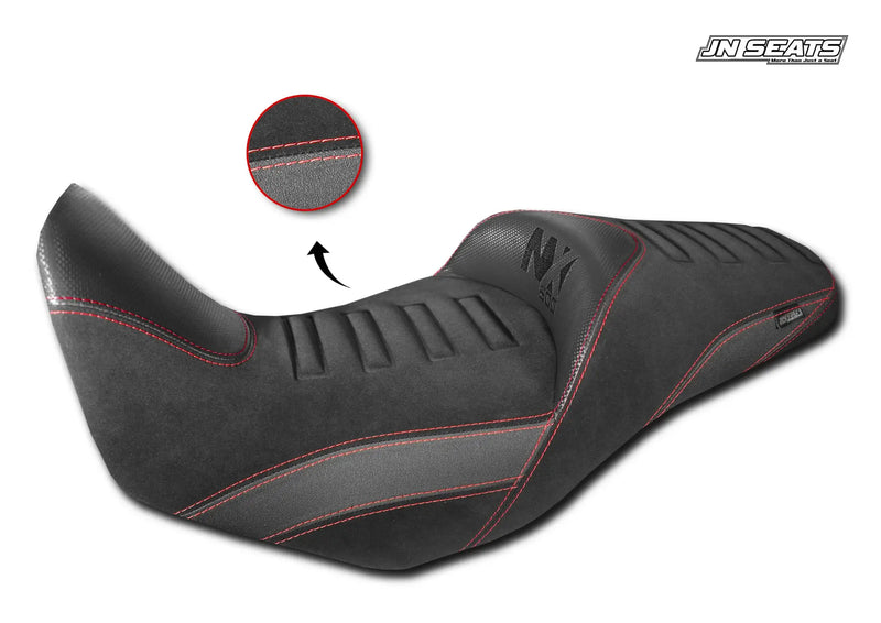 jn seats motorcycle seat ribbed design honda nx500