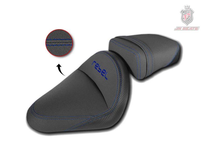 jn seats motorcycle seat plain design honda rebel 1100 21
