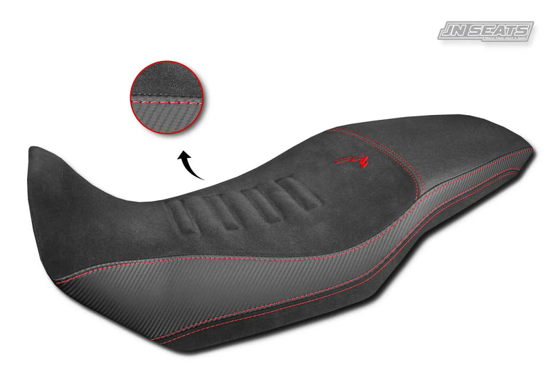 jn seats motorcycle seat cover ribbed design honda transalp xl750 23