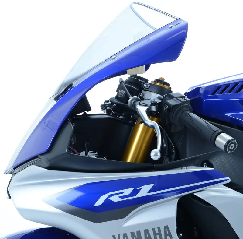 r g racing mirror blanking plates for yamaha yzf r1 m 15