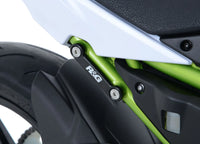 r g racing rear foot rest blanking plates for kawasaki z650 17 ninja 650 17