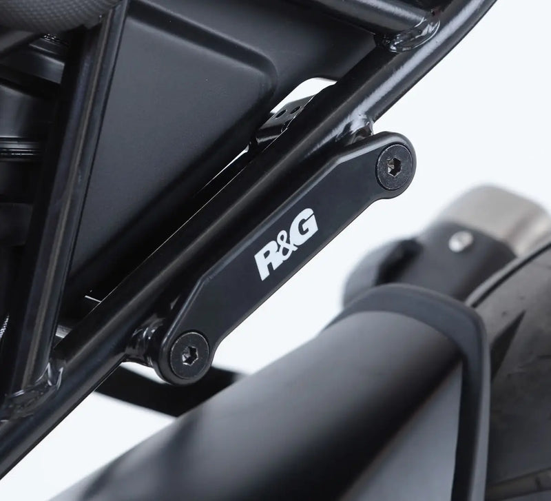 r g racing rear foot rest blanking plate for ktm rc125 17 rc390 17 21