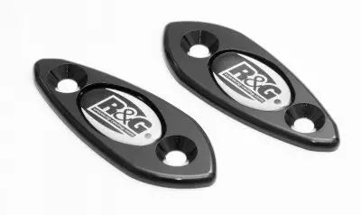 r g racing mirror blanking plates for the kawasaki zx6r 09 12
