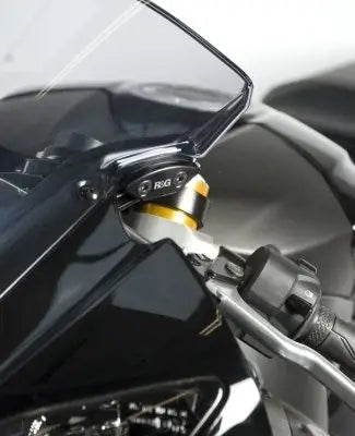 r g racing mirror blanking plates for yamaha yzf r6 06 16