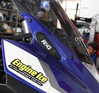 r g racing mirror blanking plates for yamaha yzf r25 14 18 yamaha yzf r3 15 18