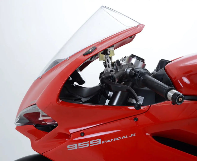 r g racing mirror blanking plates for ducati 959 1299 panigale 15