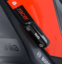 r g racing rear foot rest blanking plate kit for aprilia models