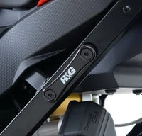 r g racing rear foot rest blanking plate kit for bmw s1000xr 15 19 triumph trident 660 21 daytona 660 24